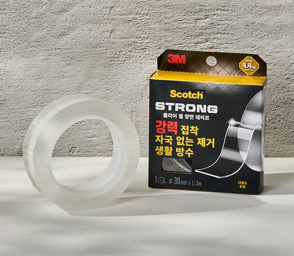 네쇼라예고) 3M공식판매처 스카치 클리어겔 아크릴 양면테이프 1개 9900원