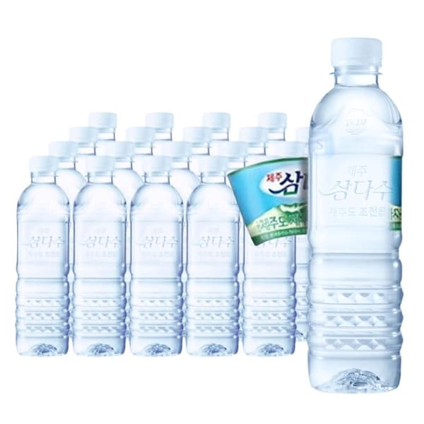 온누리쇼핑 무라벨 삼다수500ml  20펫 6500원 10시오픈