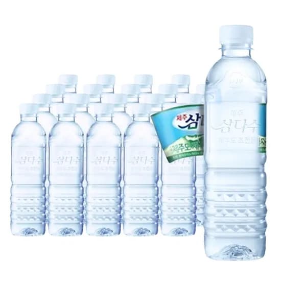 온누리쇼핑 무라벨 삼다수500ml  20펫 6500원 10시오픈
