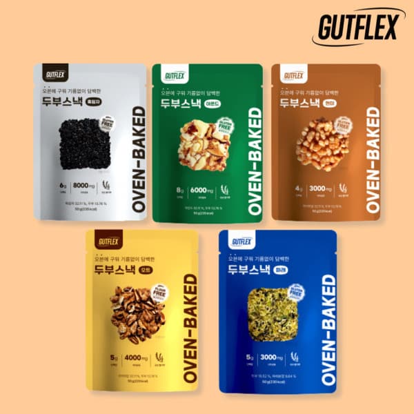 옥션) 것플렉스 두부스낵 5종 아몬드/현미/오트/흑임자/파래 9,530원