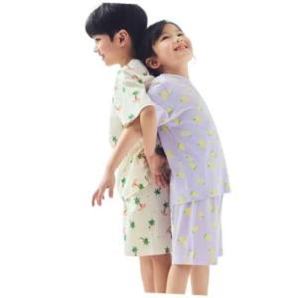 emall) 탑텐키즈 뱀부 반팔 라운지 셋업 실내복 9,869원 무배