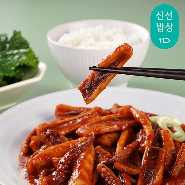 11번가) 부드러운 오징어볶음 500g 7,750원 무배