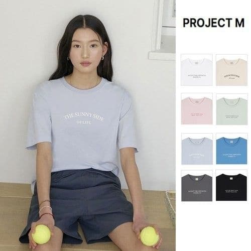 롯데온) 프로젝트엠 그래픽 반팔티셔츠 1+1 22,700원