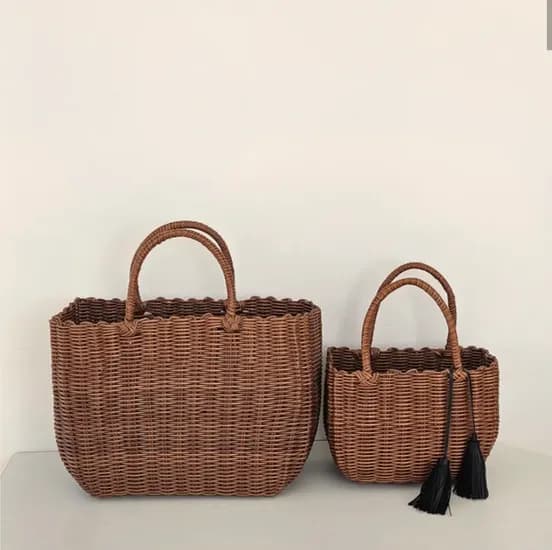 무신사) 진짜 장바구니 라탄 바구니 10,900~