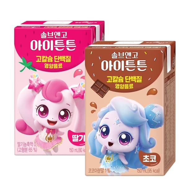 롯데온) 캐치티니핑 솔브앤고 아이튼튼 150ml 24팩 19140원