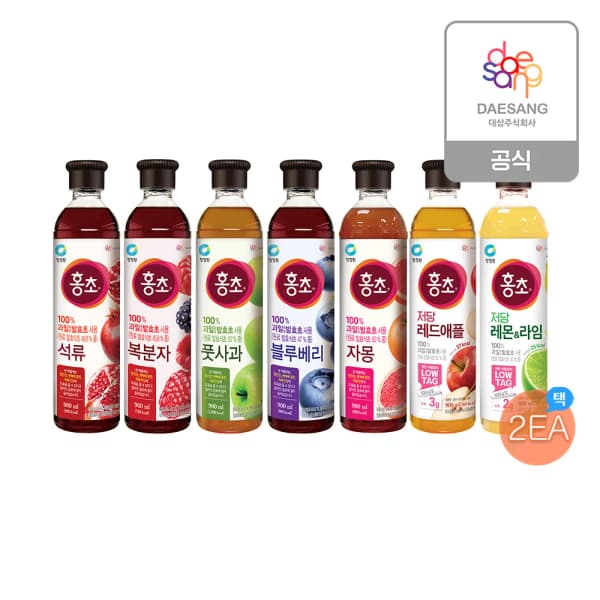 알리) 청정원 홍초 900ml 택 2 무배 10965원