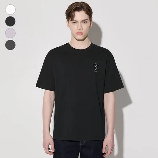 롯데온) 게스 진 세미오버 프린트 반팔티 17,790원