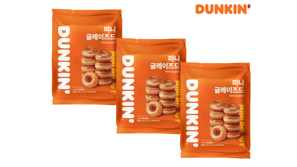 롯데온) 던킨 냉동도넛 1+1+1입 (미니 글레이즈드) 13,630원