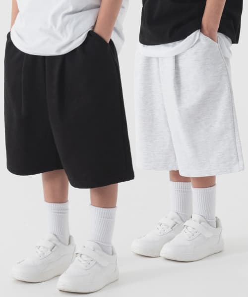 무신사) 피아네르 키즈 딥 원 턱 스웨트 하프팬츠 2장 29,900원