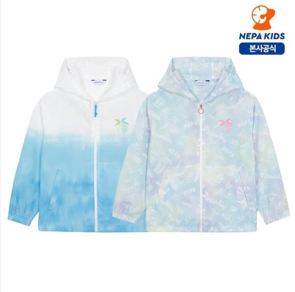 롯데온) 네파 키즈 초경량 바람막이 여름용 34,500원