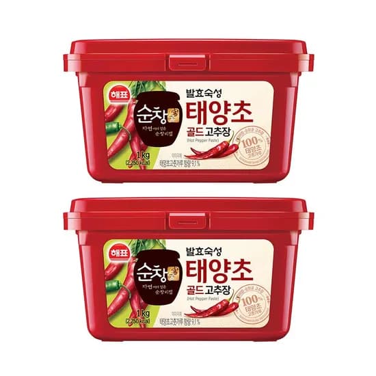 토스쇼핑) 사조해표 순창궁 태양초 골드 고추장 1kg 2개 9,400원