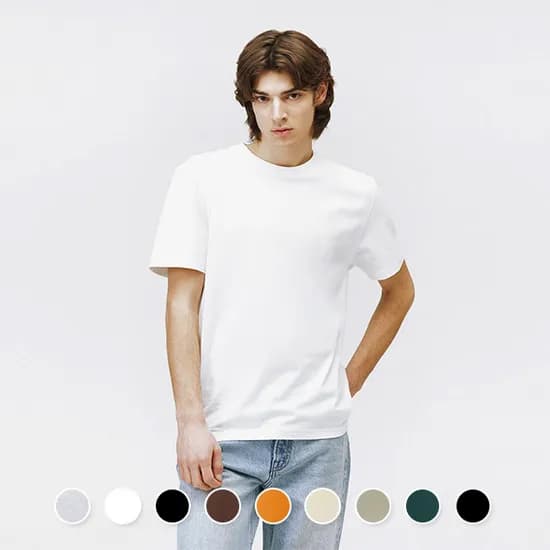 cj온스타일) 지오다노 남성용 코튼 저지 크루넥 반팔 티셔츠 5600원, 두장이상 무배