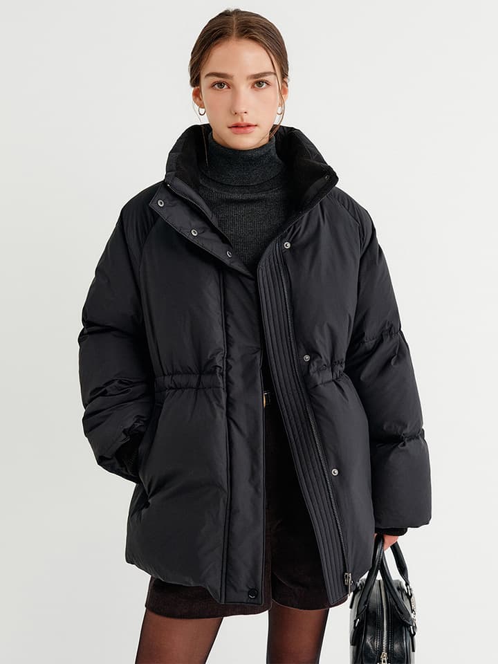 롯데온)몬드리 덕다운 패딩 블랙 130,980원 무배