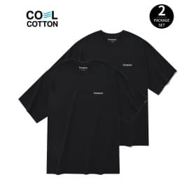 롯데홈쇼핑)커버낫 쿨 코튼 2-PACK 반팔티셔츠 23,990원 무배