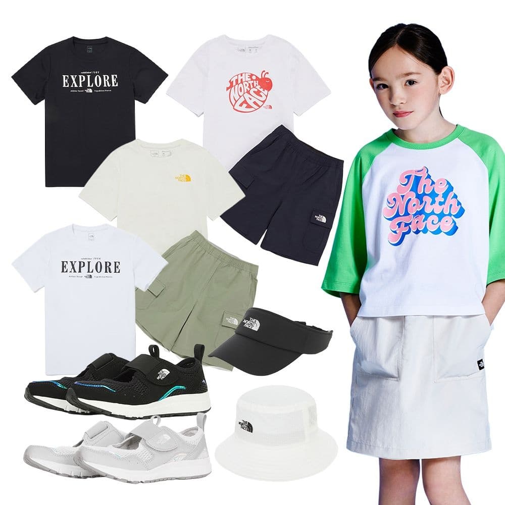 롯데온) 노스페이스키즈 리커버리 그래픽 숏 슬리브 라운드티 20,700원