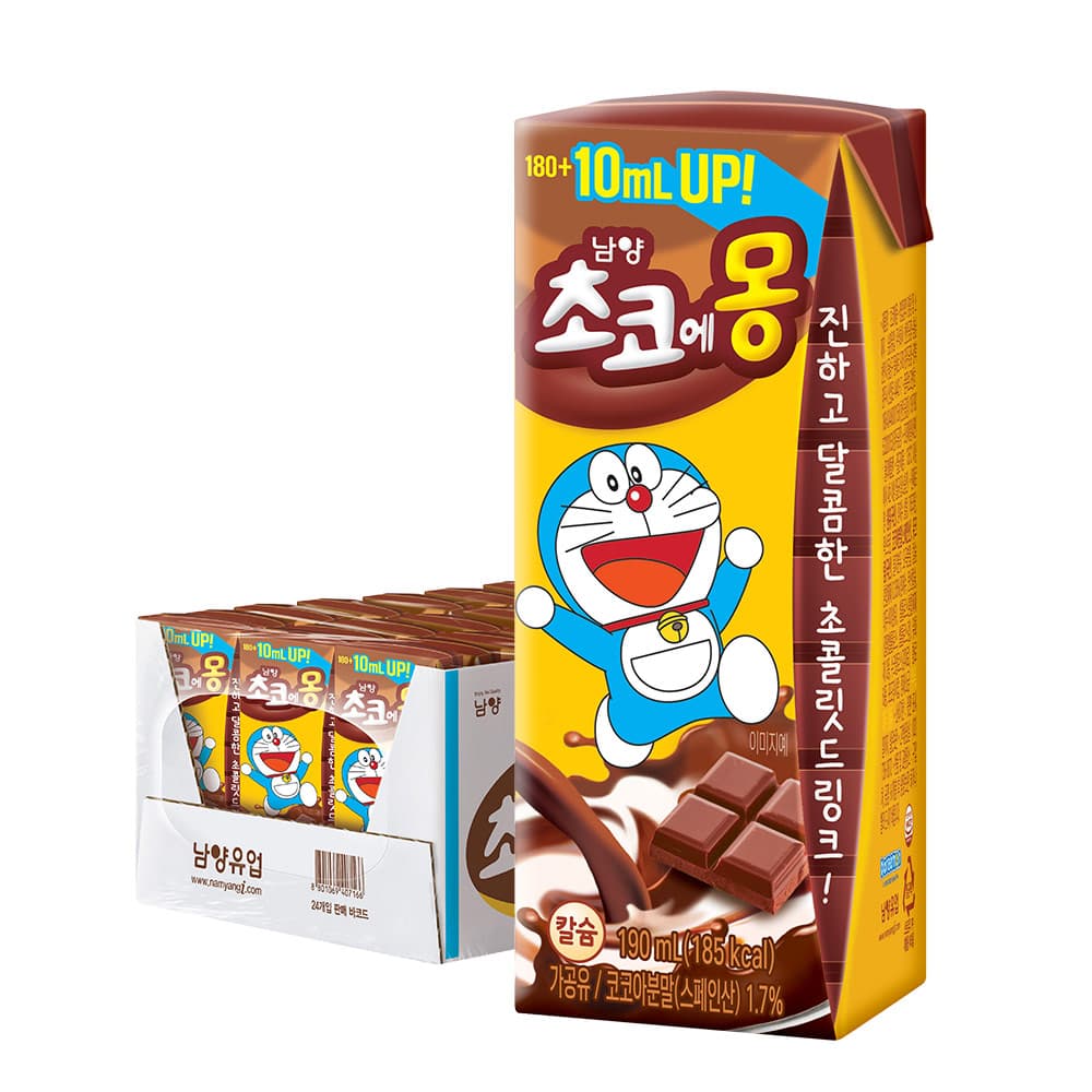 토스) 남양 초코에몽 190ml 24팩 15,900원