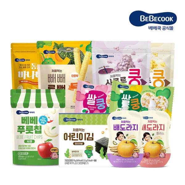 11번가) 베베쿡 빼뺴롱뻥 배도라지 아기 떡뻥 간식 최대 77%할인 9,440원부터 / 무배