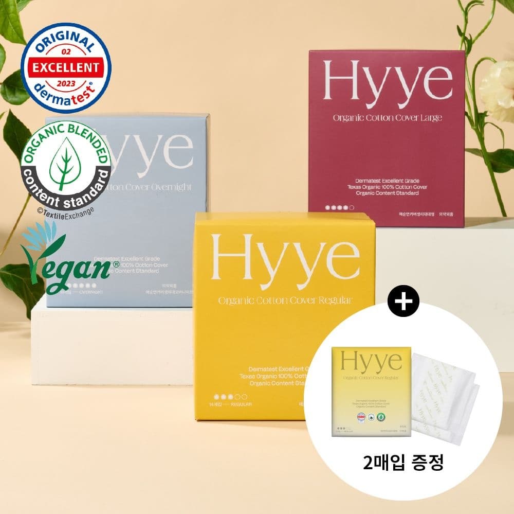 롯데온) 혜 유기농생리대 대형 12P 2팩+2팩 (48P)+중형 2P 8,810원