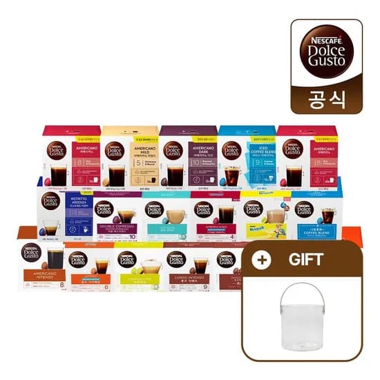 롯데온)네스카페 돌체구스토 캡슐커피 12캡슐 핫딜 /6300원 (5박스 개당488원)