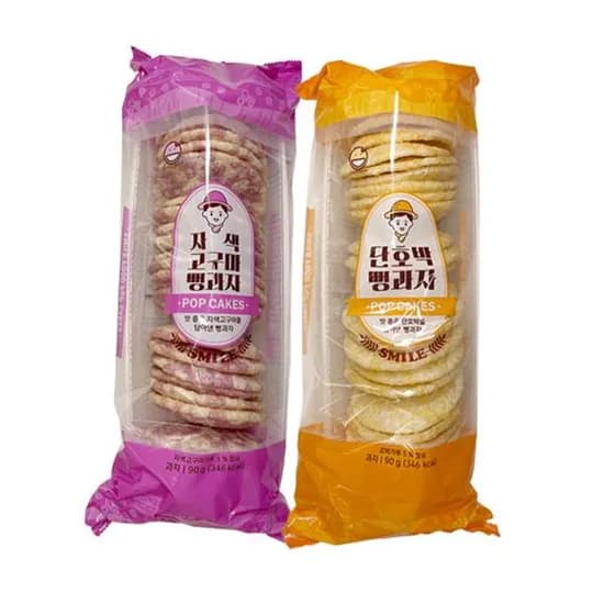 11번가) 고구마뻥과자 2봉+단호박뻥과자 2봉 90g 총 4봉 9,900원