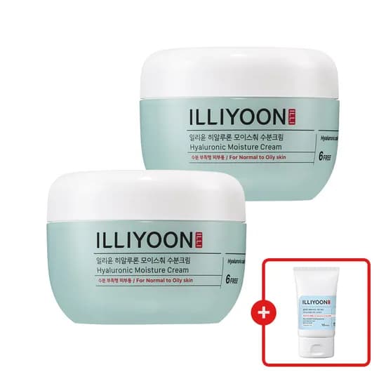 토스 쇼핑) 일리윤 히알루론 모이스춰 수분크림 100ml 2개 15,900원 (+로션50ml 1개 증정)