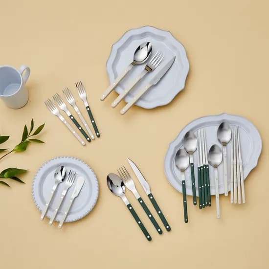 이랜드몰)모던하우스 미유 수저4벌세트 14,880원