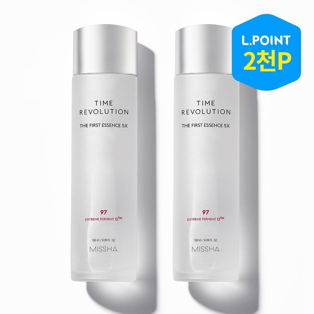 롯데온) 미샤 타임 레볼루션 더 퍼스트 에센스 5X 180ml 2개 38,380원