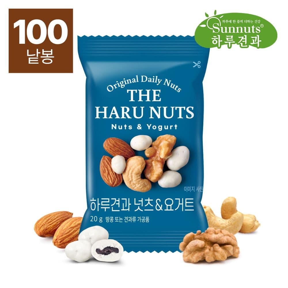 롯데온) 넛츠&요거트 20g 100봉 39,780원 무배