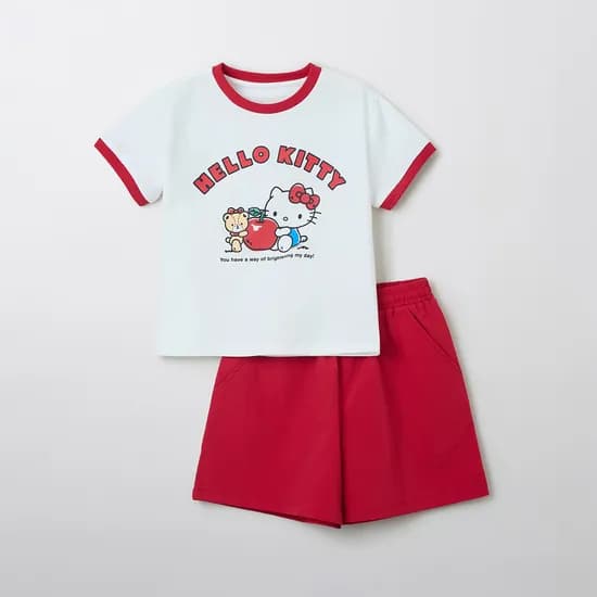 키디) 스파오키즈 산리오 캐릭터즈 반팔 상하세트 29,090원 무배