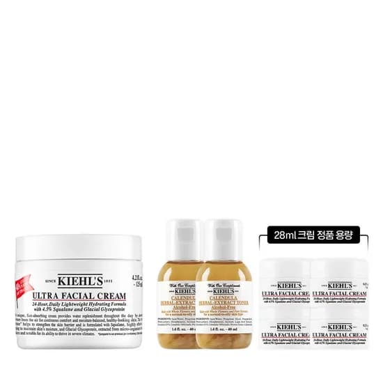 롯데온) 키엘 수분크림 125ml+28ml 70,970원