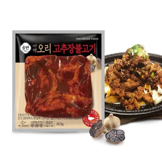 롯데온) 신세계푸드 올반키친 바짝오리 불고기 200g x 4팩 15,030원 롯데온) 신세계푸드 올반키친 바짝오리 불고기 200g x 4팩 15,030원