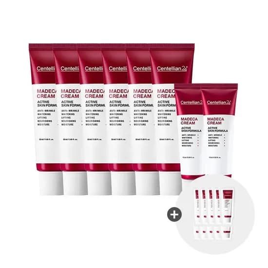 롯데온) 마데카크림 액티브스킨포뮬러 50ml 6개+15ml 2개+10ml 1개 33,480원