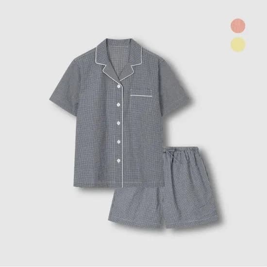 롯데온) 자주 시어서커 파자마 상하의세트 26,720원 무배