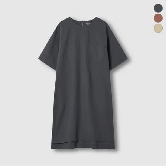 롯데온)자주 여 시어서커 반팔 원피스 3종 택1 25,030원