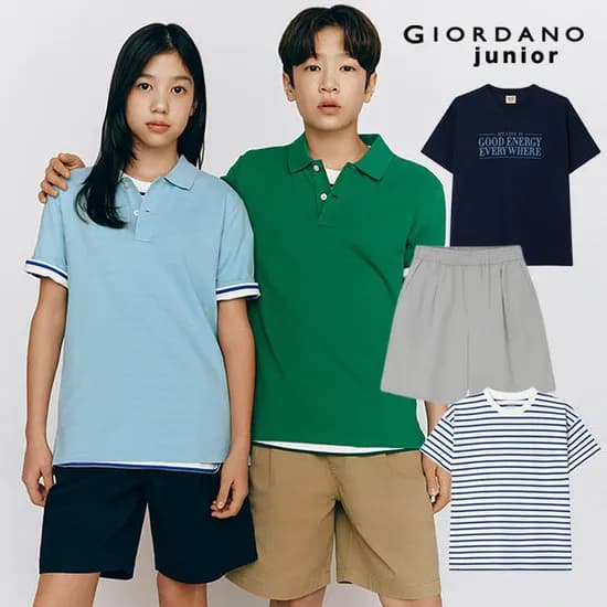 11번가)타임딜 지오다노주니어 반팔티 6,000원 무배