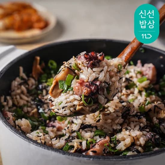 11번가)) 프로즌 톳 문어솥밥 1팩+1팩 14,630원 무배