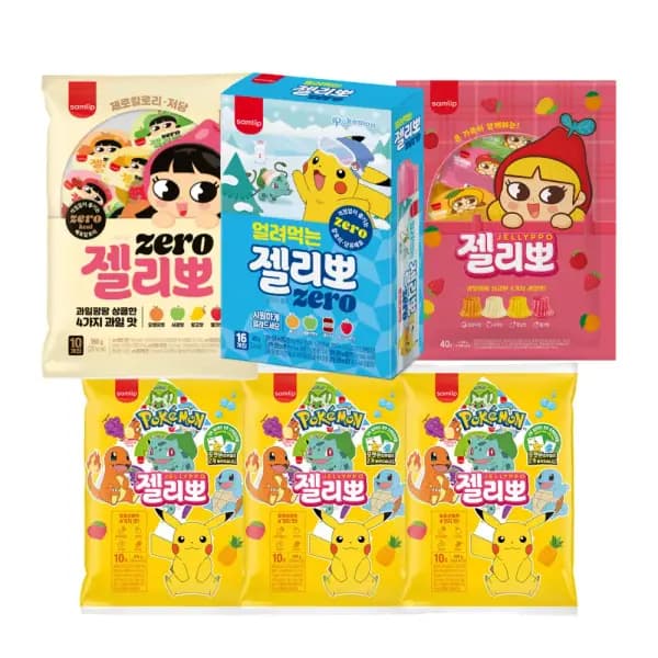 11번가)가지맛 ZERO 젤리뽀 30입 / 얼먹 젤리뽀 48입 / 오리지널 / 포켓몬 9,900원