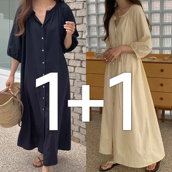 지그재그)퍼프박스 여성용 원피스 1+1 29,950원 무배