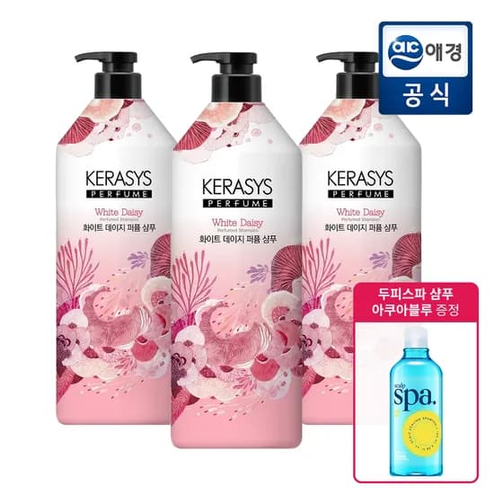 롯데온) 케라시스 퍼퓸 샴푸 1L*3개+미니샴푸 10,410원
