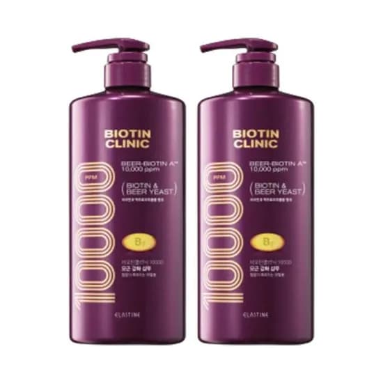 11번가) 엘라스틴 비오틴클리닉 맥주효모 샴푸 1000ml 2개 신한 12,510원
