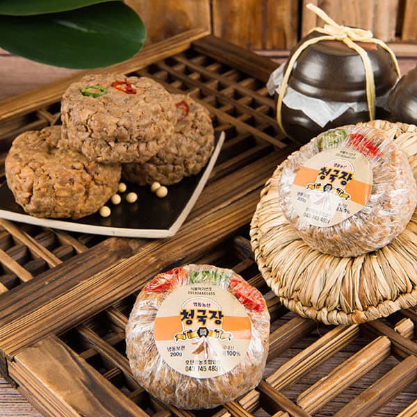 우체국) 국산콩 100% 호탄청국장 200g 4개 6,900원