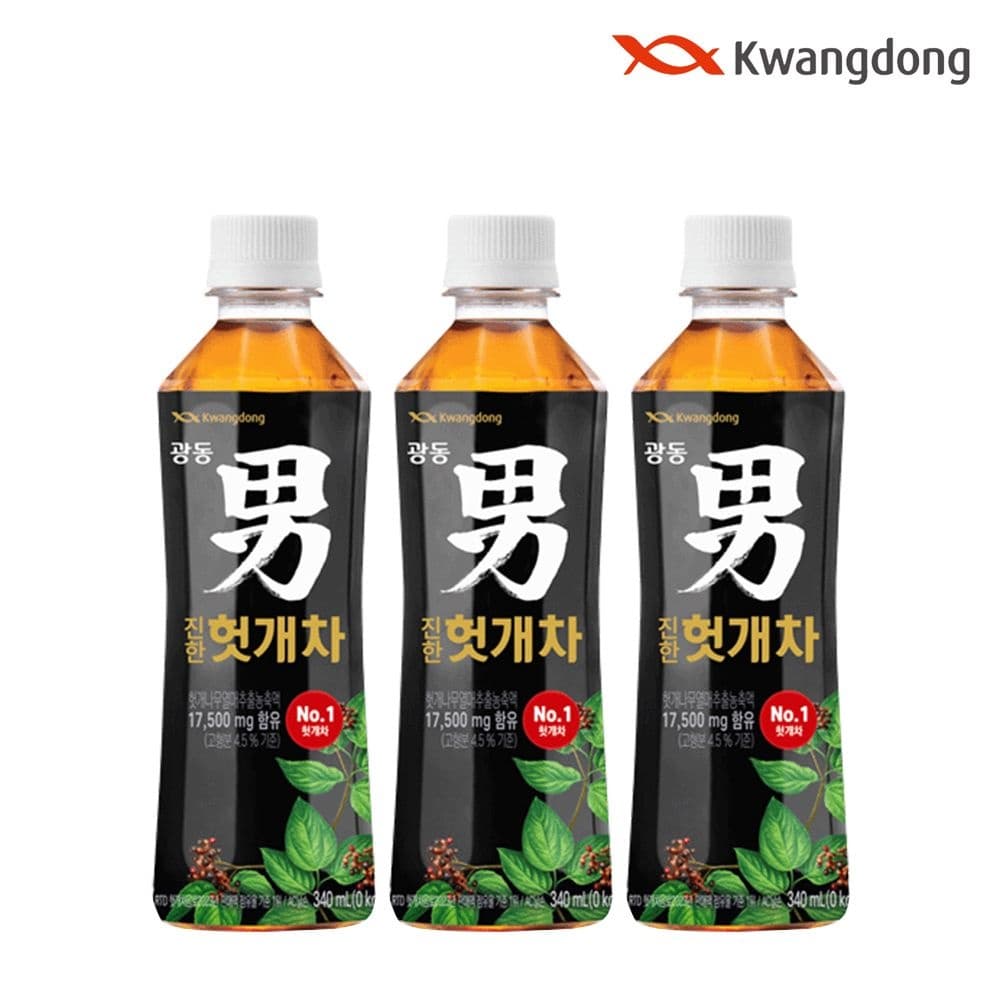 롯데온) 광동 진한 헛개차 340ml 12페트 8030원 무배