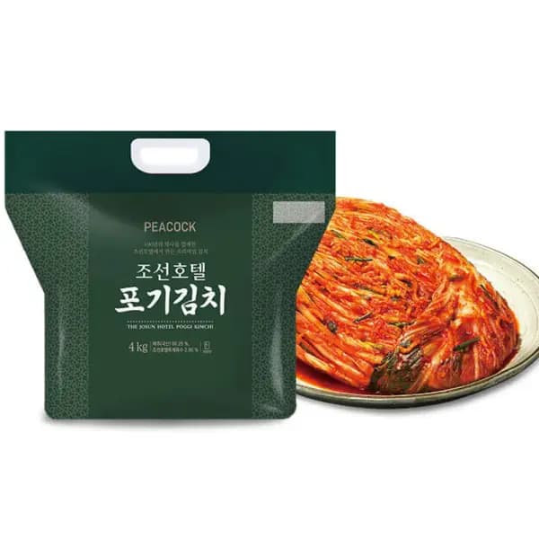 피코크 조선호텔 포기김치 8kg 카페 56,340원 무배