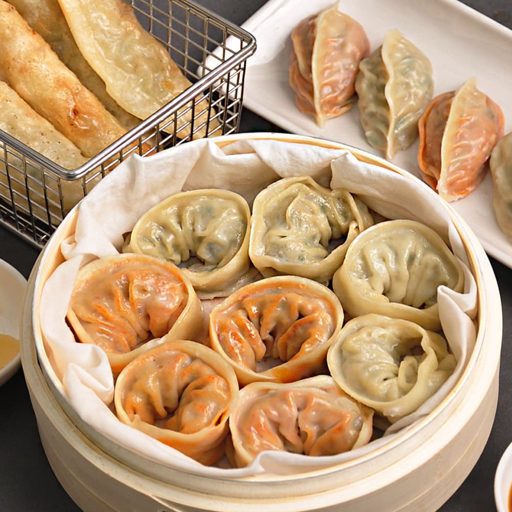 네이버) 후레쉬빌 김치만두1.4kg+고기만두1.4kg 12,510원
