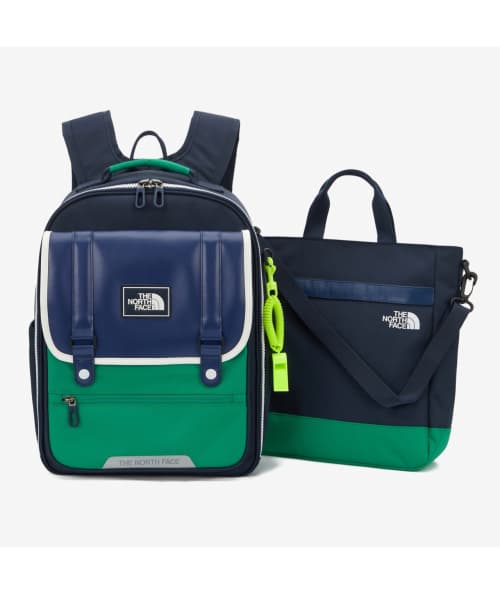 무신사) 노스페이스 키즈 프레피 뉴 스쿨 가방+보조가방 세트 83,730원