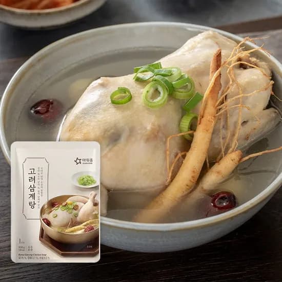 롯데온) 아워홈 고려 삼계탕 800g x 4팩 23,410원