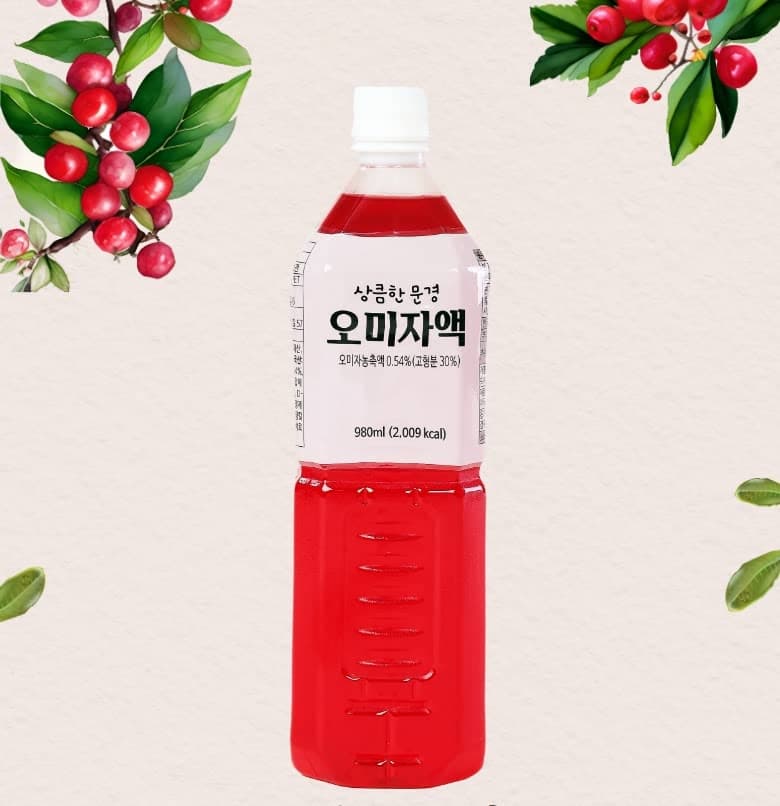 우체국) 상큼한 문경 오미자액 980ml 8,090원