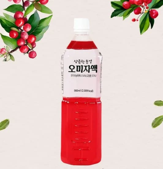 우체국) 상큼한 문경 오미자액 980ml 8,090원