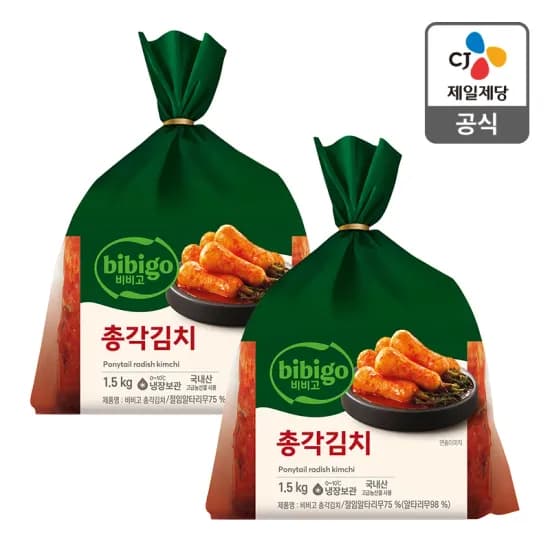 알리)비비고 총각김치1.5kgx2   24.680