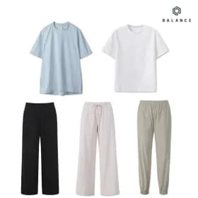 롯데몰) 탑텐밸런스 반팔티/팬츠 12,510원~ (3만무배)